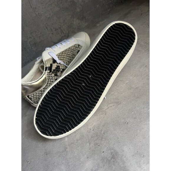 Steve Madden Madden Girls White Multi Snakeskin Star Sneakers Womens Size 7.5 - Picture 9 of 16